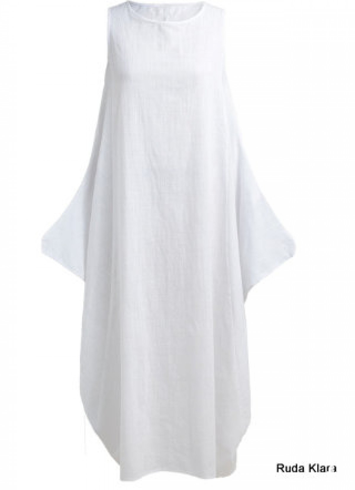 sukienka biała oversize długa M